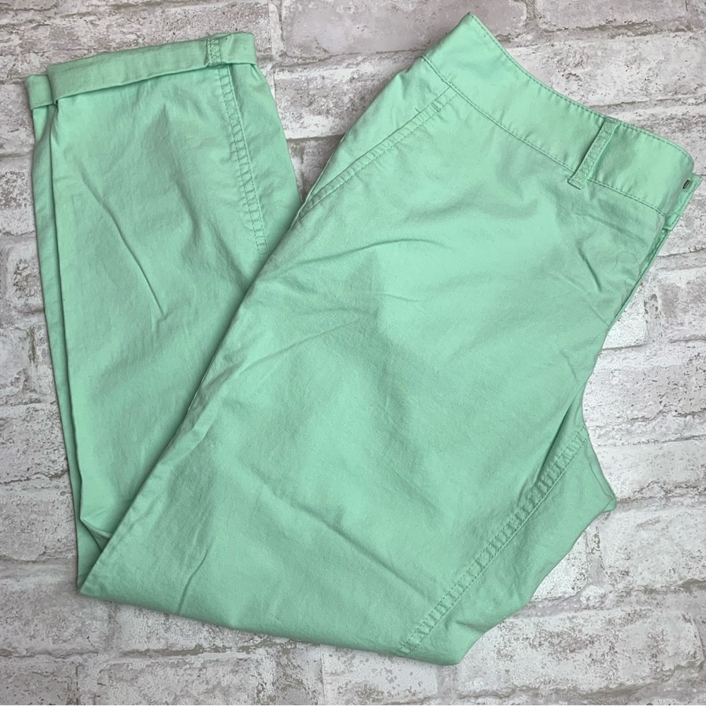 The Limited Mint Green Ankle Pants Rolled Legs Some Stretch EUC 6😍